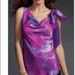 Cabi Fit to be Tied Silk Camisole Tank Medium